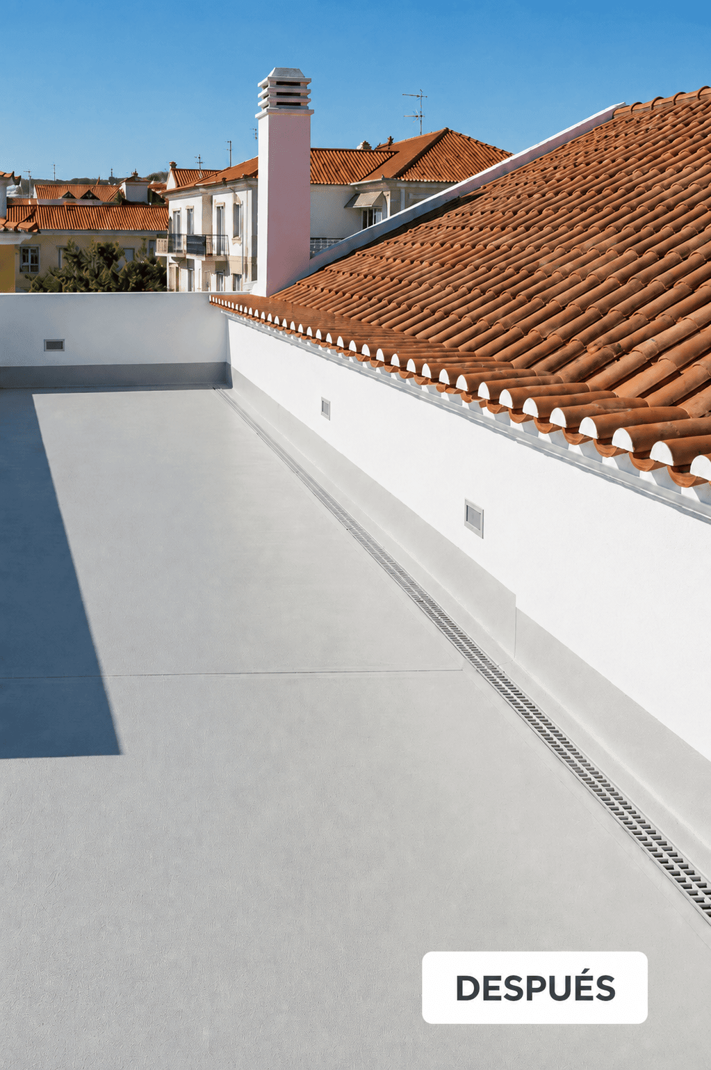 Terraza en Alicante después del trabajo de impermeabilización